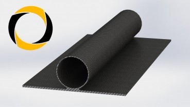 Omega-Profil Motorhalter (CFK) 20x190mm
